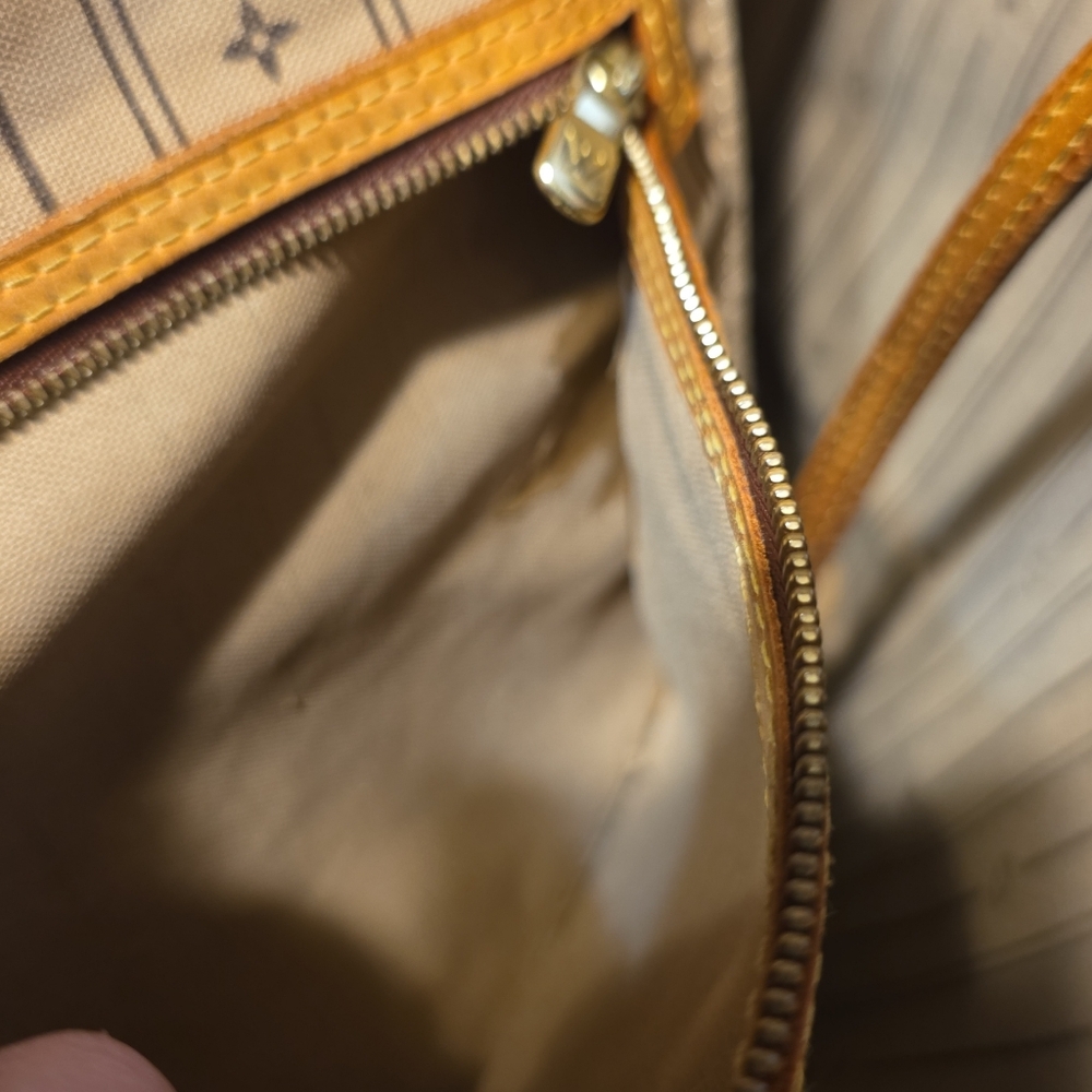 Louis Vuitton Dark Brown Monogram Tote NEVERFUL MM - Picture 8 of 9